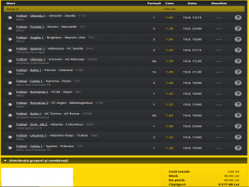 Bilet Lucky Loser de cota 230 pentru duminică și un meci de cota 35