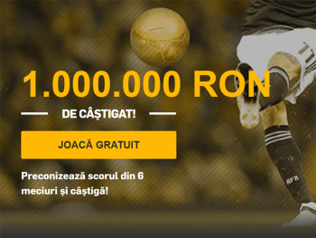 Concurs Gratuit - 1.000.000 RON Jackpot