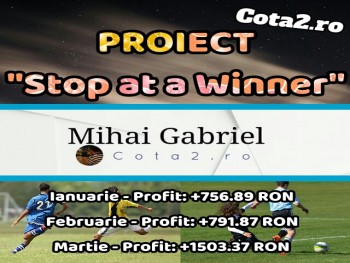 Proiect "Stop at a Winner" - Mihai Gabriel