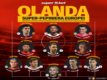 SUPER-SEMIFINALIȘTII CONSACRAȚI DE CAMPIONATUL OLANDEI