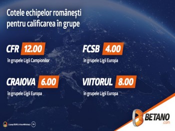 A fi sau a nu fi în Europa! Vezi cotele speciale pe calificare!