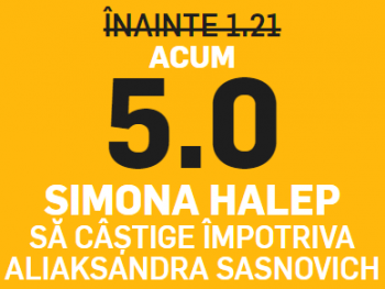 Cota zilei vine de la Wimbledon: câștigă de 5 ori miza pe Halep