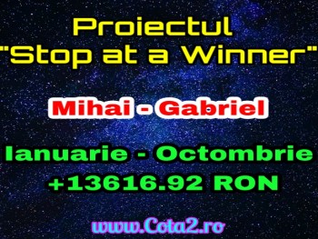 Proiect "Stop at a Winner" - Mihai Gabriel (Noiembrie)