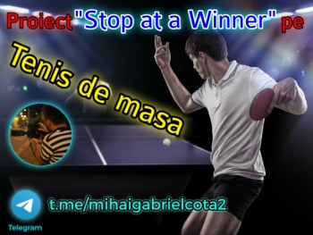 Tenisul de masa, noua ”pasiune” a pariorilor! Alatura-te Proiectului ”Stop at a Winner” si pariaza inteligent”!