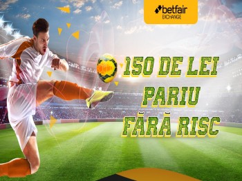 Cum poți juca o cotă mare cu 150 de Lei pariu fără risc pe Betfair Exchange