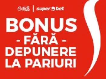 Bani pe jos! BONUS FĂRĂ DEPUNERE la pariuri de la Superbet!
