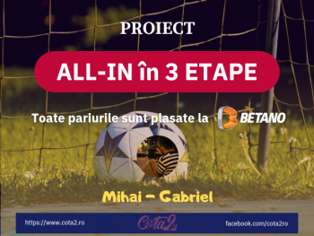 Proiect "ALL-IN in 3 ETAPE" cu Mihai Gabriel