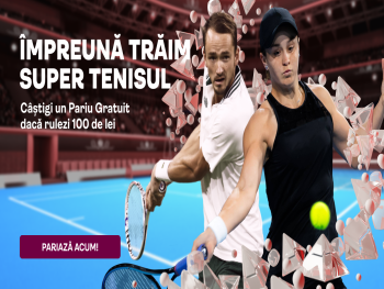 Zilnic 25 de Lei pariu GRATUIT pe tenis!