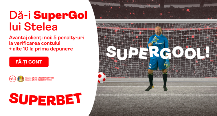 Participă la promoția SUPER GOL