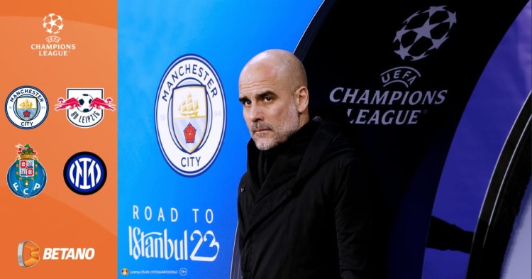 Man. City – Leipzig și Porto – Inter îți mărește de 10 ori miza cu Bet Builder, pe Betano