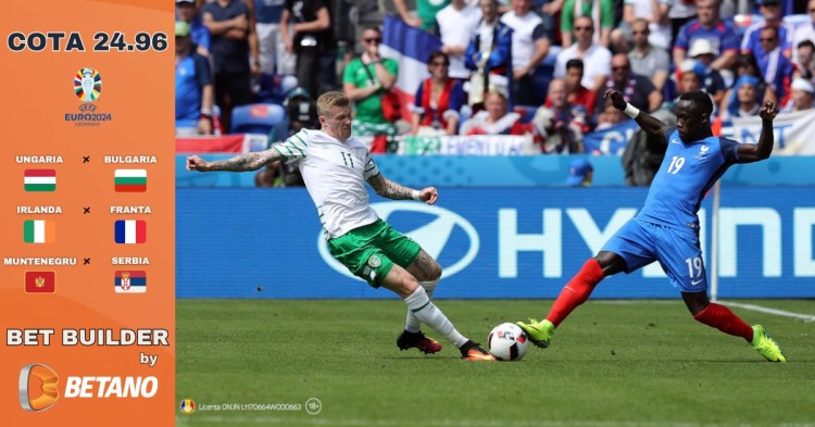 Irlanda - Franța, meciul zilei de luni în preliminariile EURO 2024