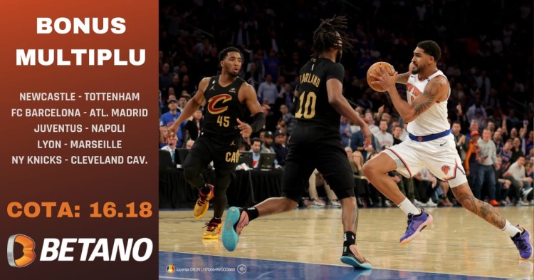 Cum poți obține Bonusul Multiplu oferit de Betano pe o selecție de cinci meciuri și o cotă de peste 16