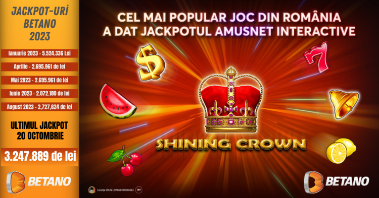 Pe Betano toamna se numără câștigurile la Jackpot