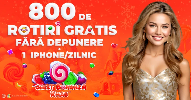 800 de rotiri GRATIS si FARA DEPUNERE + un IPHONE 16 Zilnic la Betano