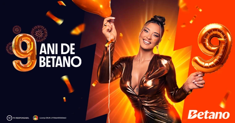 Cea mai tare lună e aici – 9 ani de Betano cu oferte de neratat!